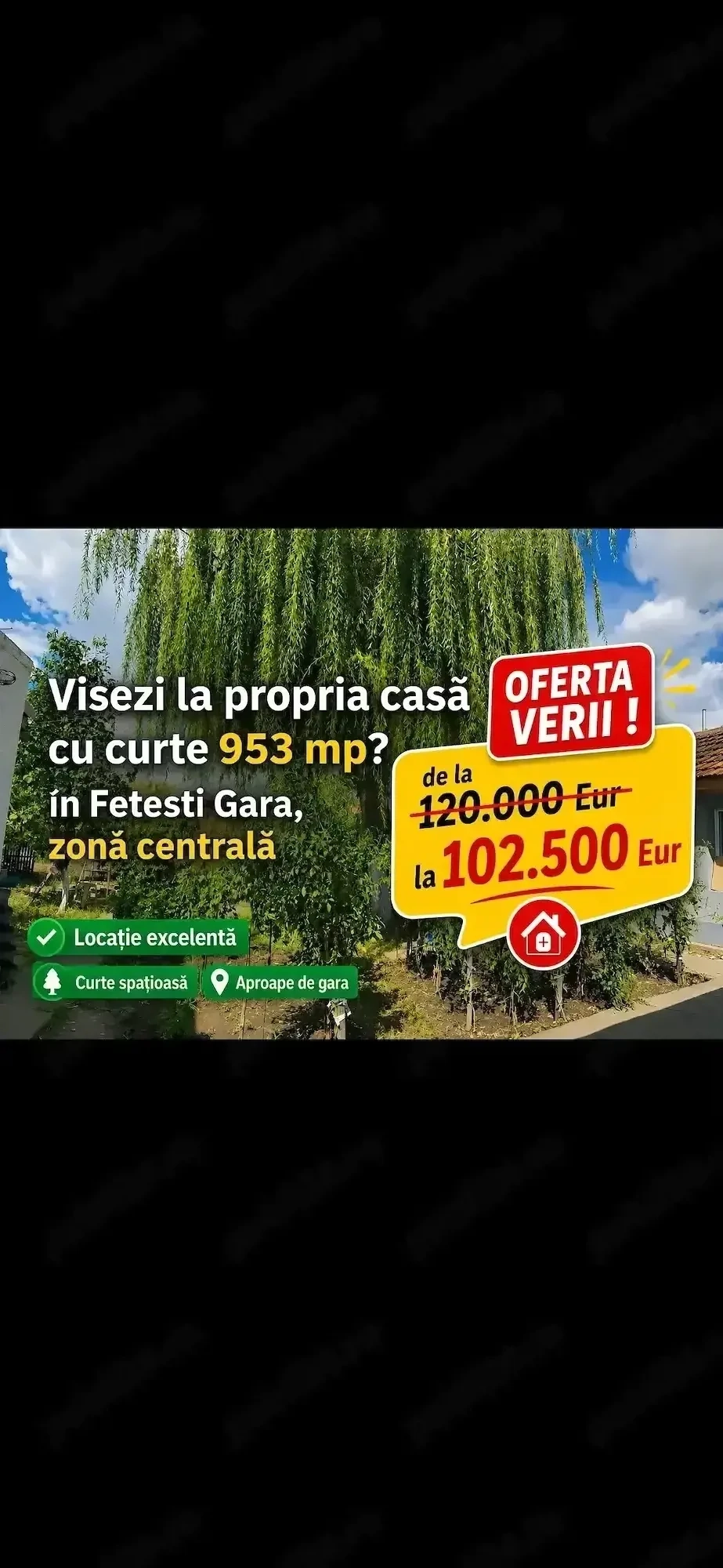 Casa  de vânzare în Fetesti Gara 