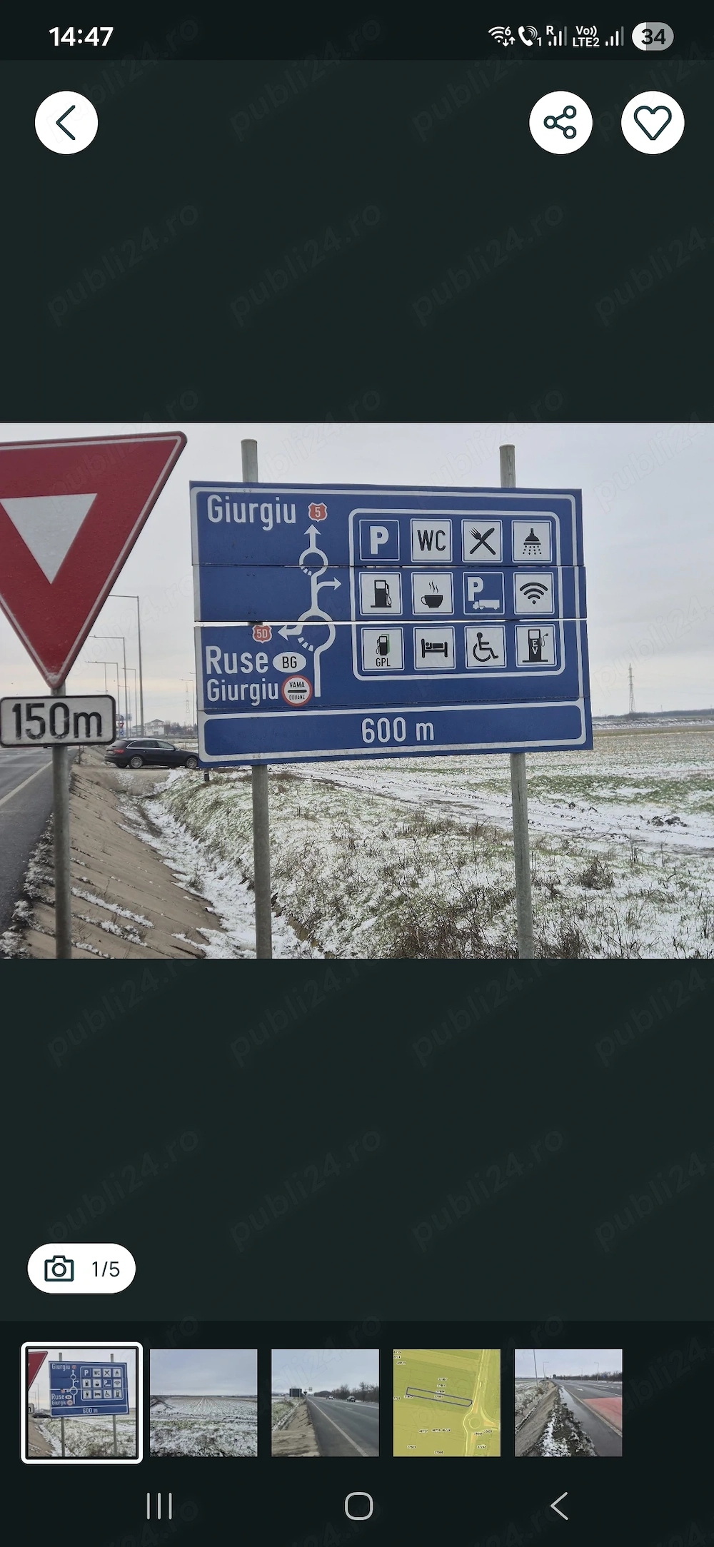 Vand Teren Intravilan in DN5 (Remus)