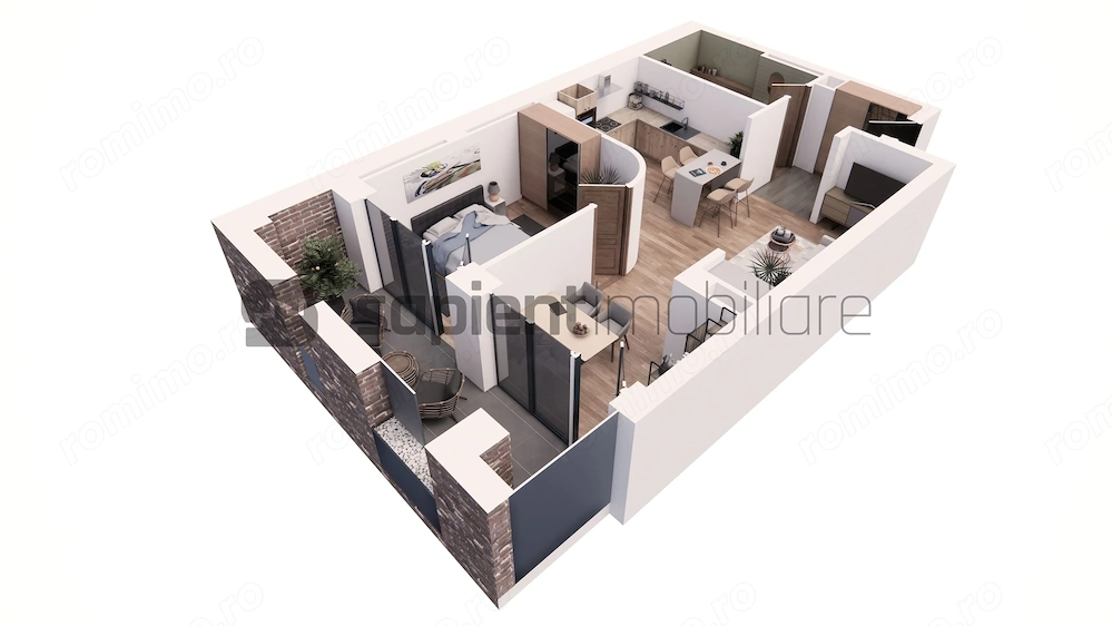 Apartament nou, modern cu 2 camere - Ultracentral -  Cuza Voda