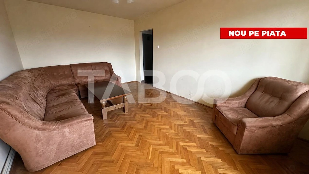 Apartament cu pivnita 4 camere etaj intermediar zona Strand Sibiu