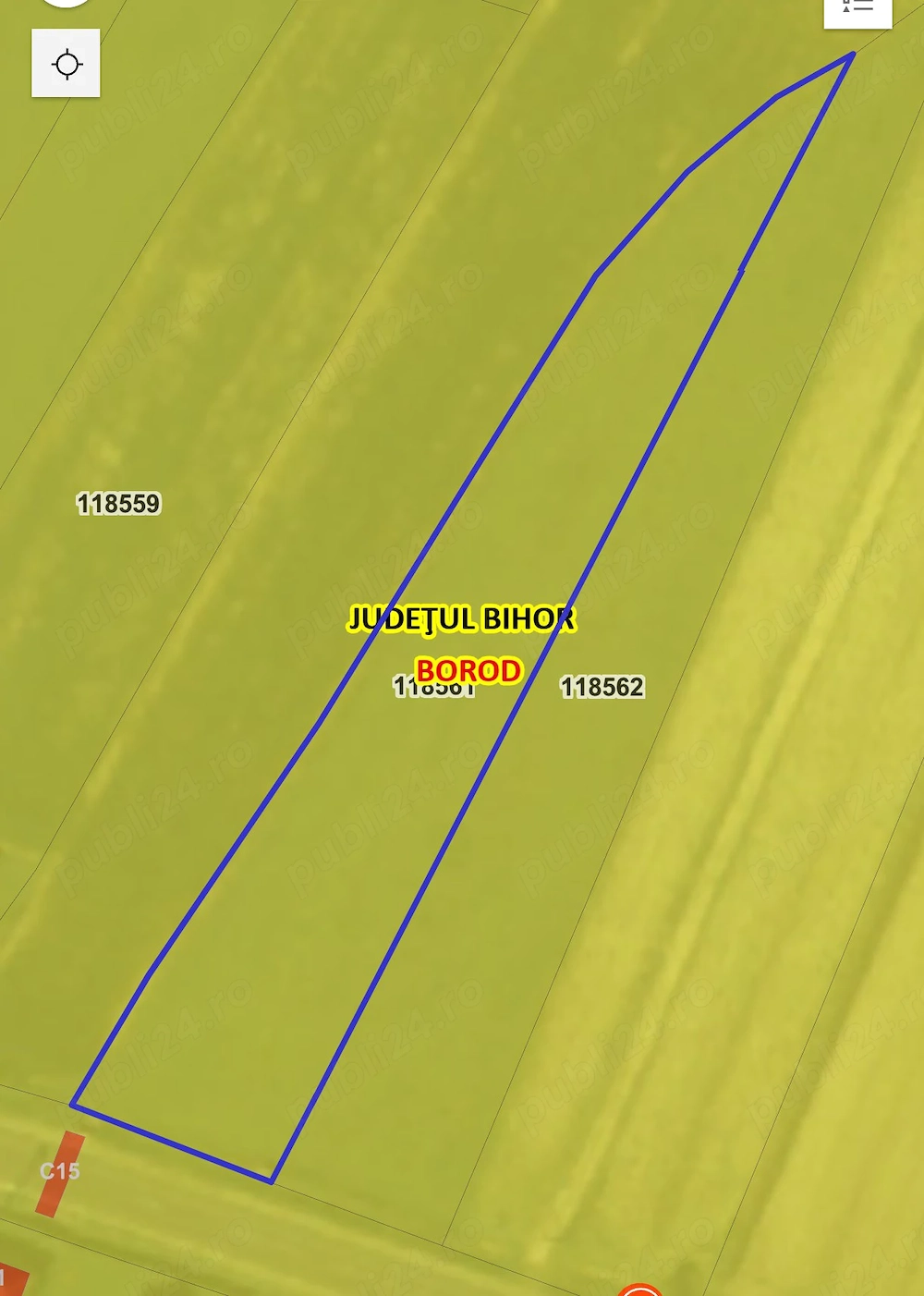 Teren intravilan de vânzare 