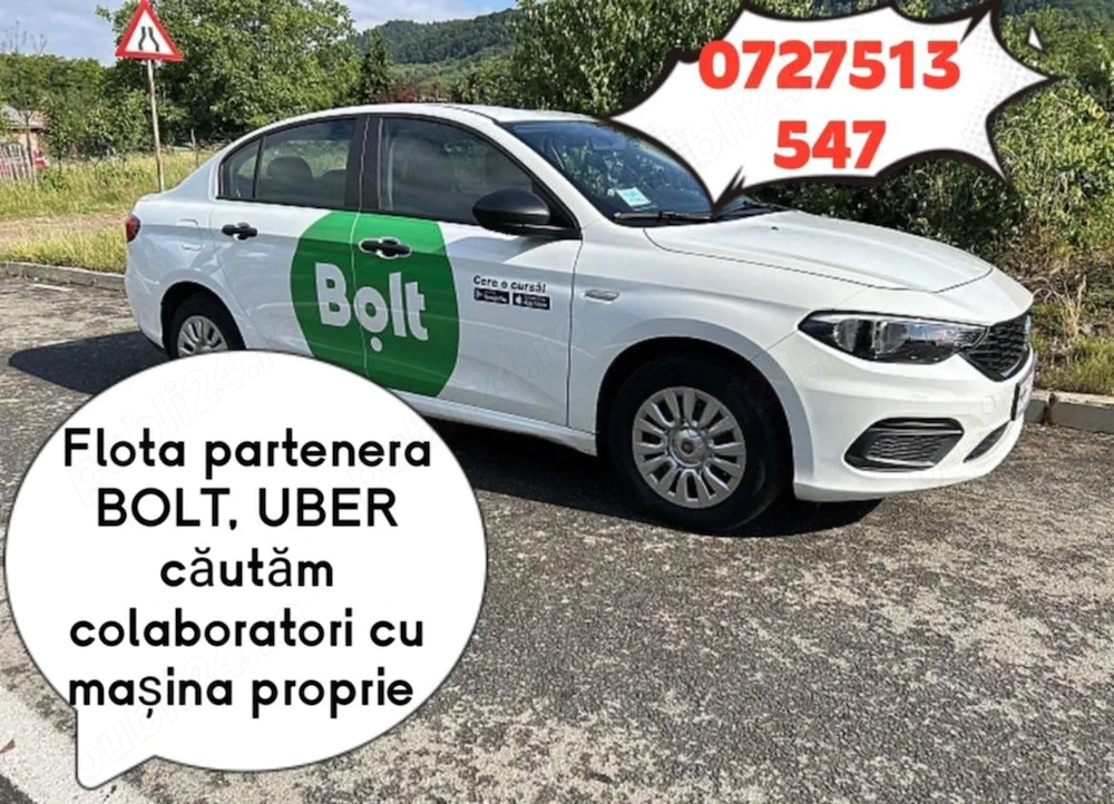 Un câștig suplimentar cu BOLT, UBER, comision 8 %