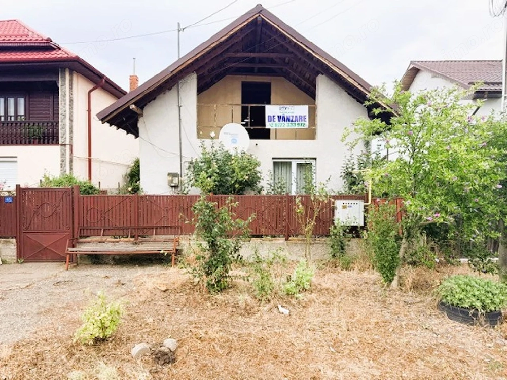Casa si teren 600 mp Slatioara | toate utilitatile