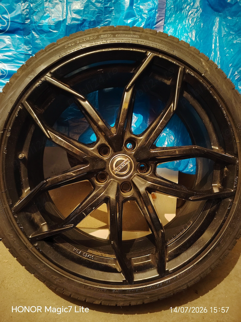 Set jante aliaj,20",cu anvelope MS, Goodyear,5×114,3.