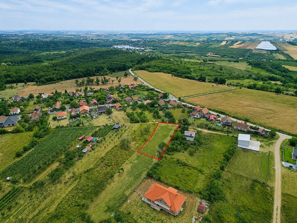 Teren intravilan - 1200 mp. - Saldabagiu de munte - IMOBIHOR 