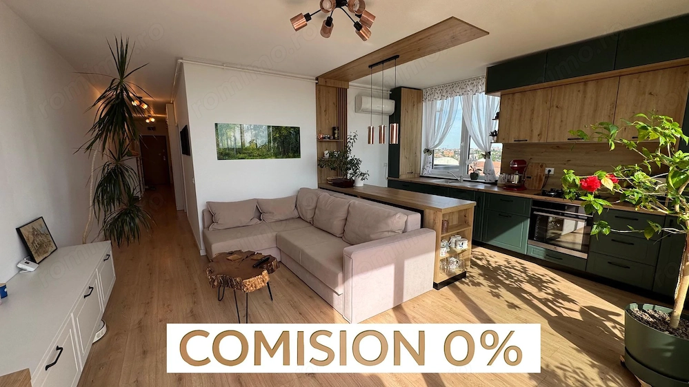 COMISION 0 | Penthouse | 3 camere | 70 mp+Terasa 56 mp | Telegrafului