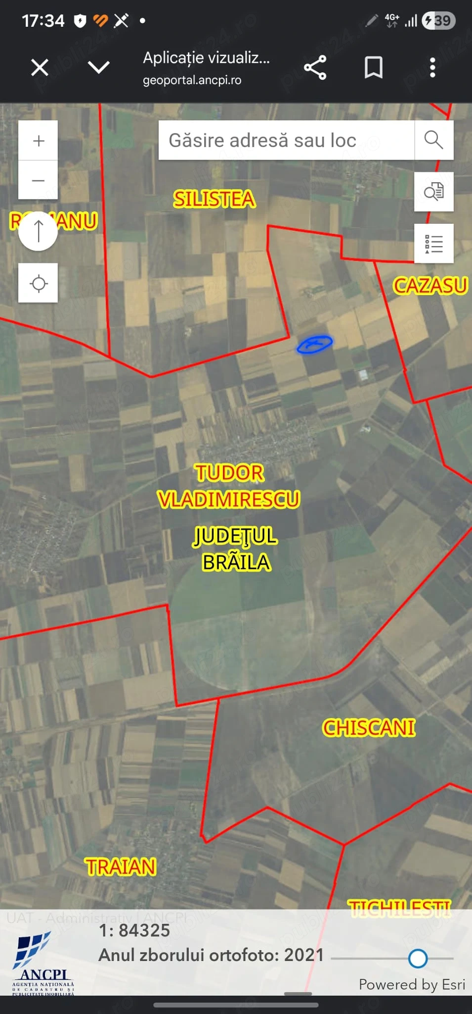 Vânzare teren agricol Tudor Vladimirescu Brăila 