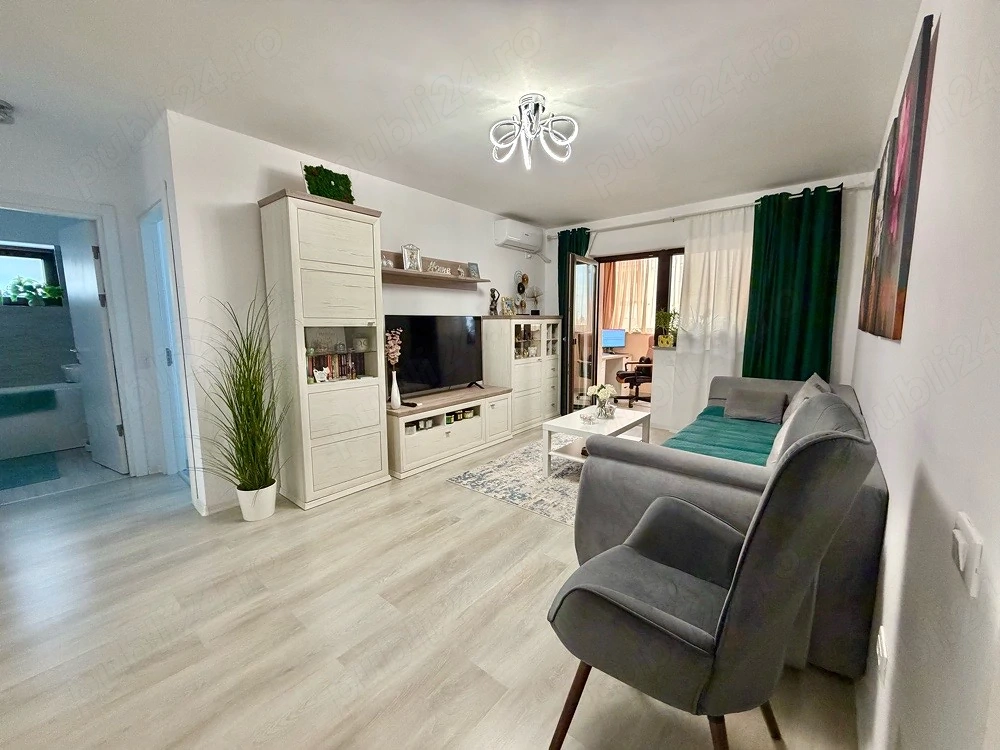 Apartament 2 camere complet mobilat si utilat cu loc de parcare si boxa incluse