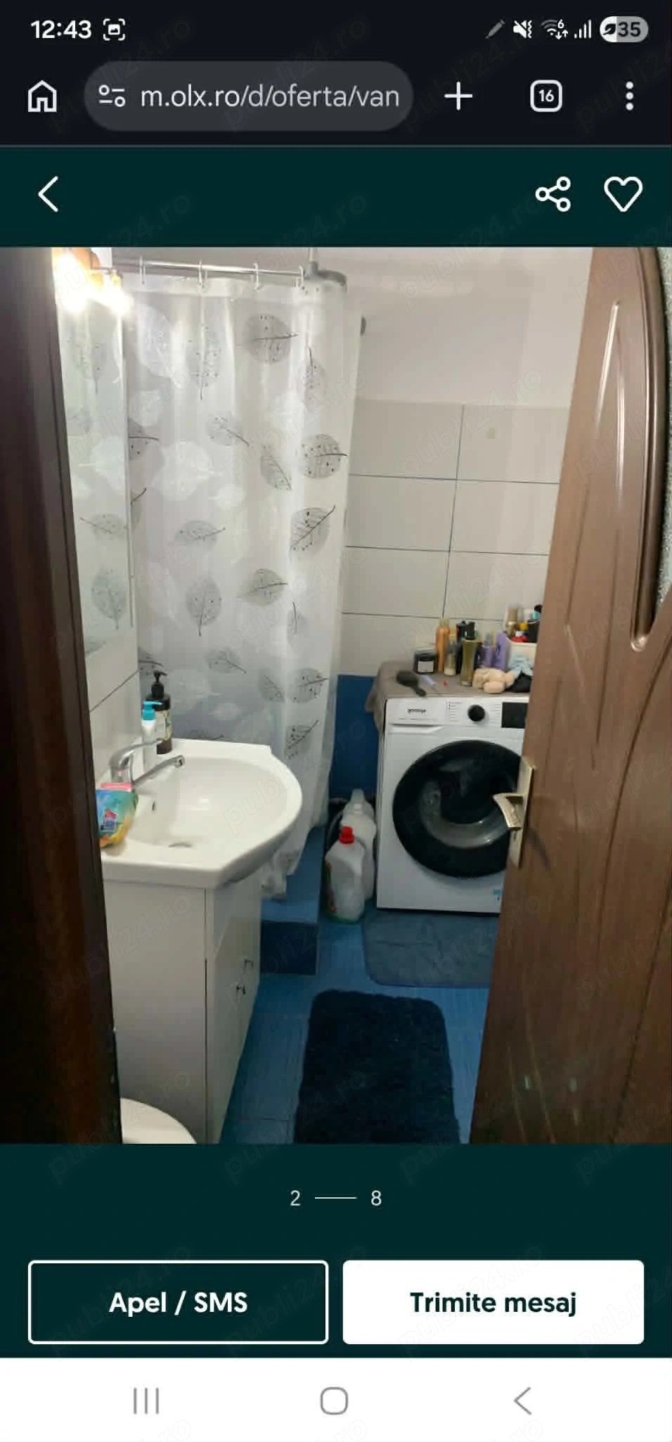 Garsoniera cu terasa 