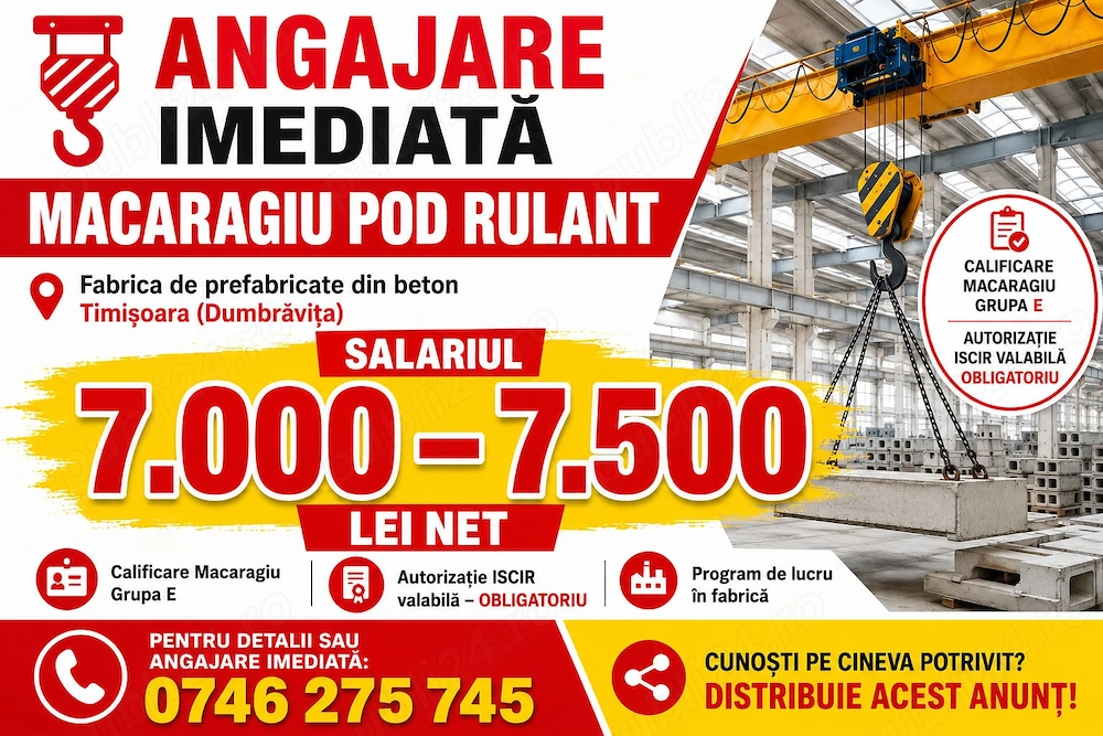 Macaragii pod rulant- fabrica Timisoara (Dumbravita)