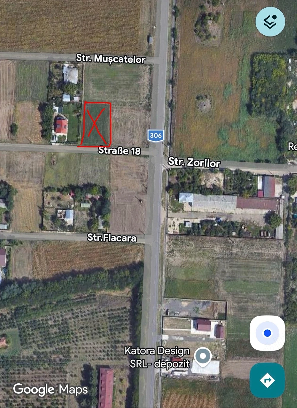 Teren Ceacu, Cuza Voda, 1000 mp, intravilan