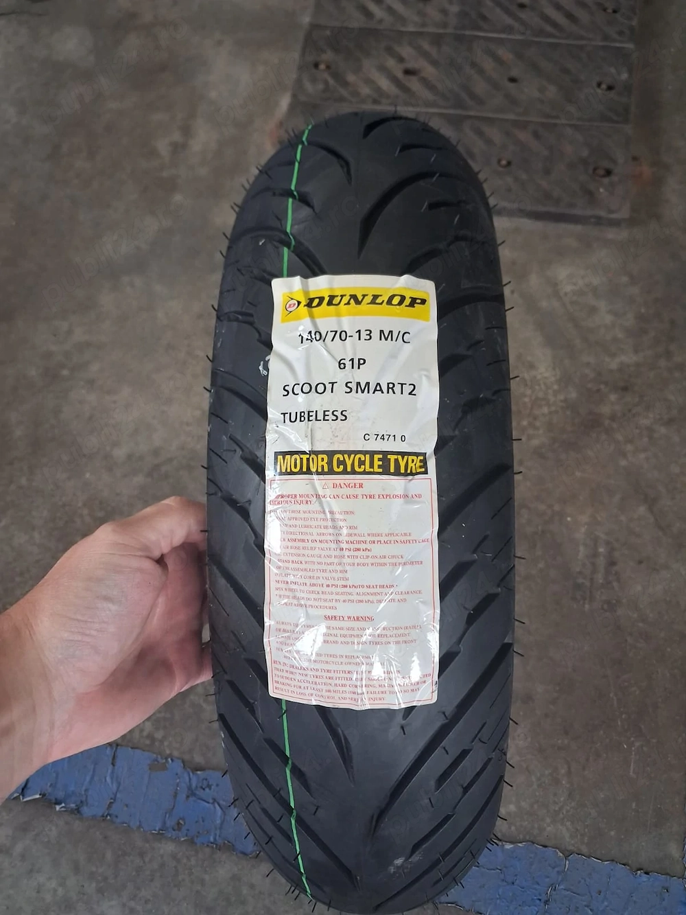 1 anvelopa moto Dunlop 140/70/13  scootSmart2  Dot 2026