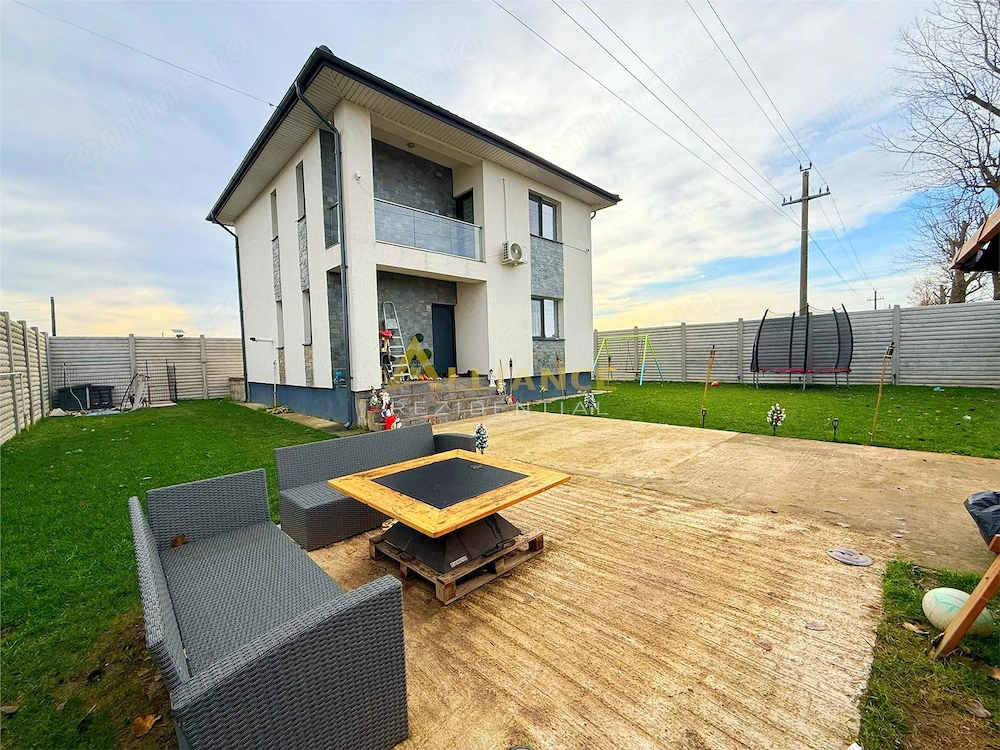 Vila Individuala MOBILATA   Curte Amenajata   4 Camere   2 Bai   Teren 405 mp
