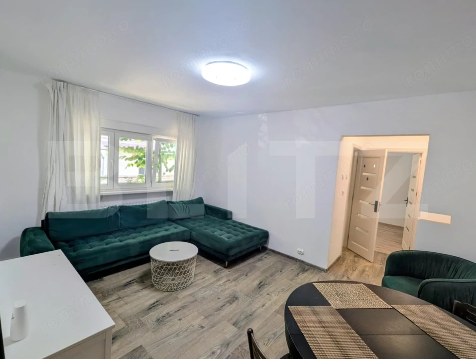 Apartament cu 2 camere, 56 mp, renovat complet, zona Cetate