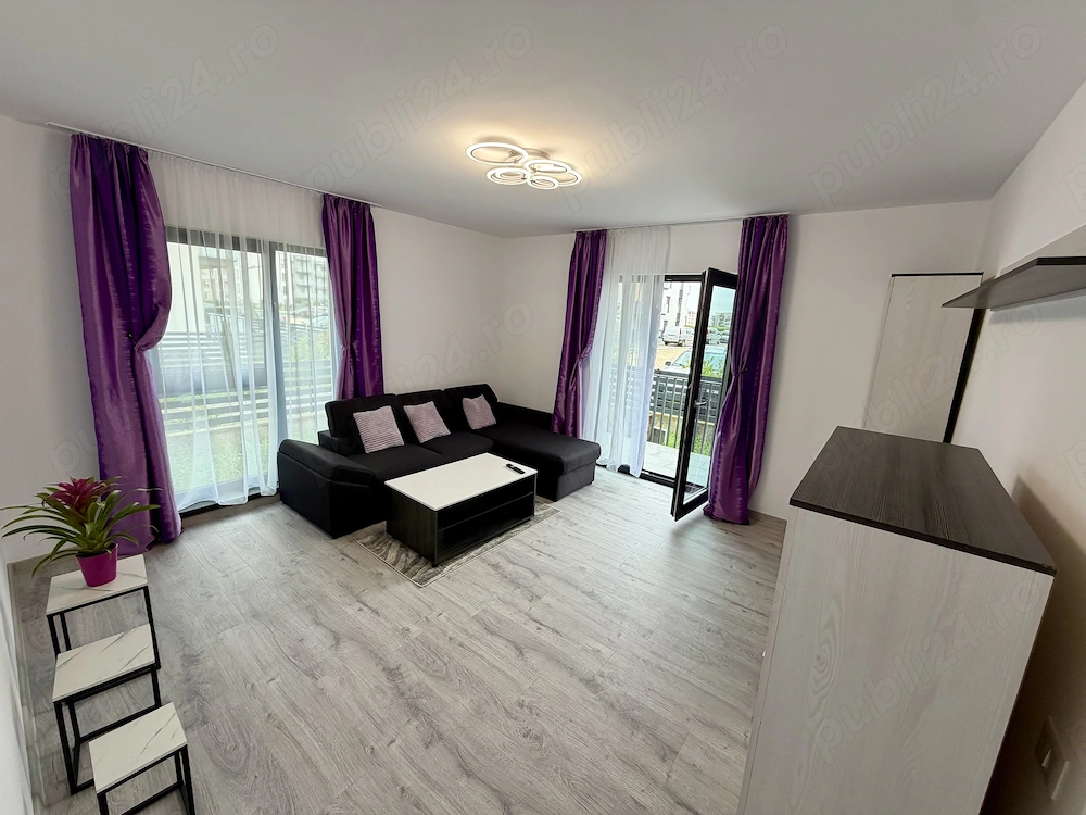 Apartament 2 camere   grădină 55mp   parcare mobilat utilat Ghimbav-Cristian