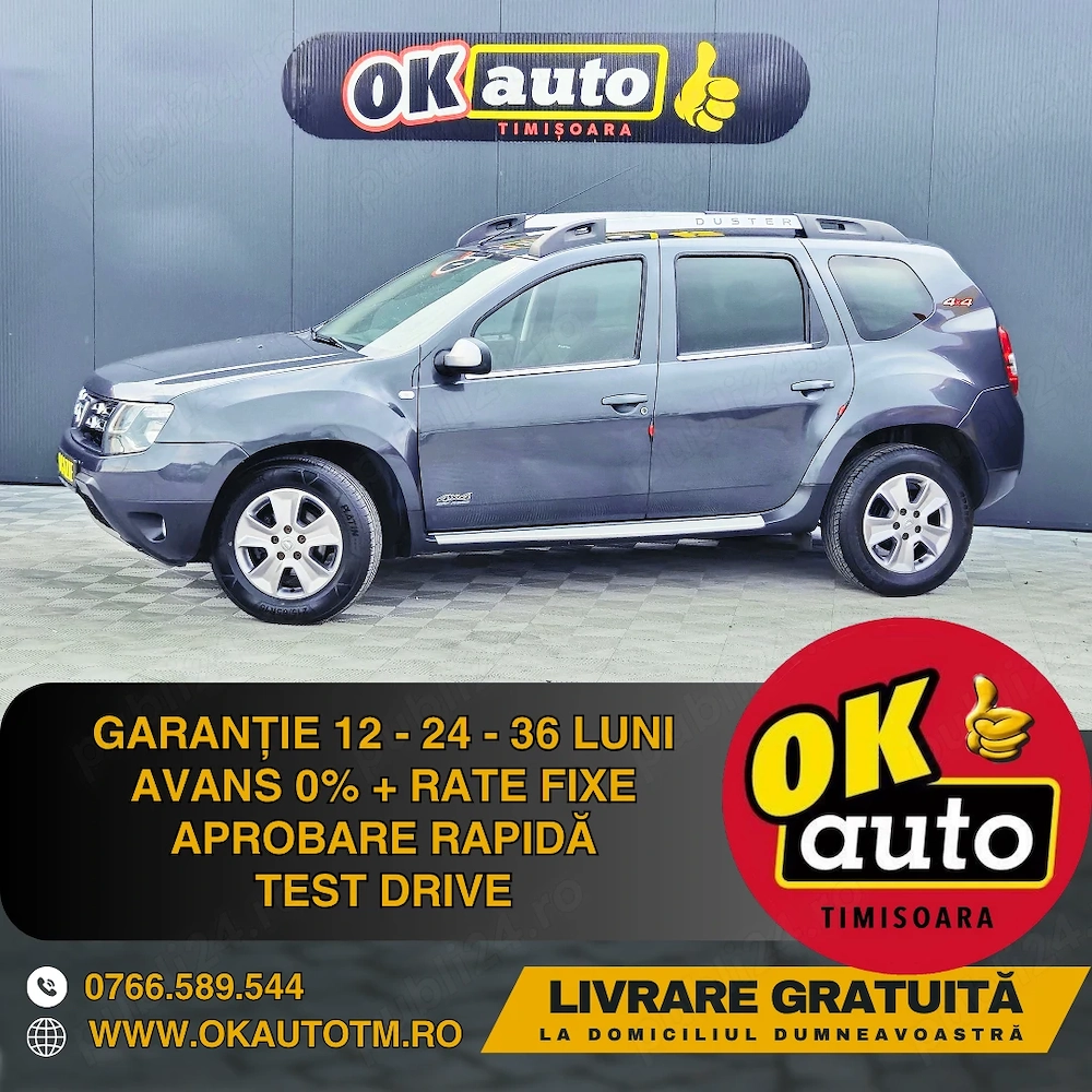 Dacia Duster 4x4 - an 2014 (model facelift) - euro 5 - 1.5 diesel - 110 c.p.