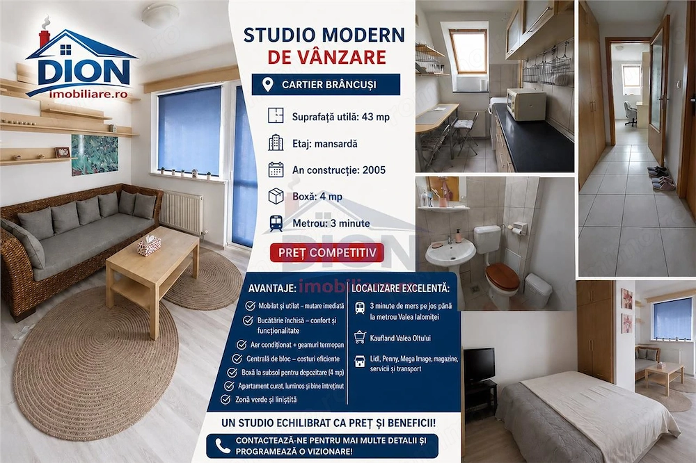 Studio Dr Taberei, metrou, bloc 2005 + boxa