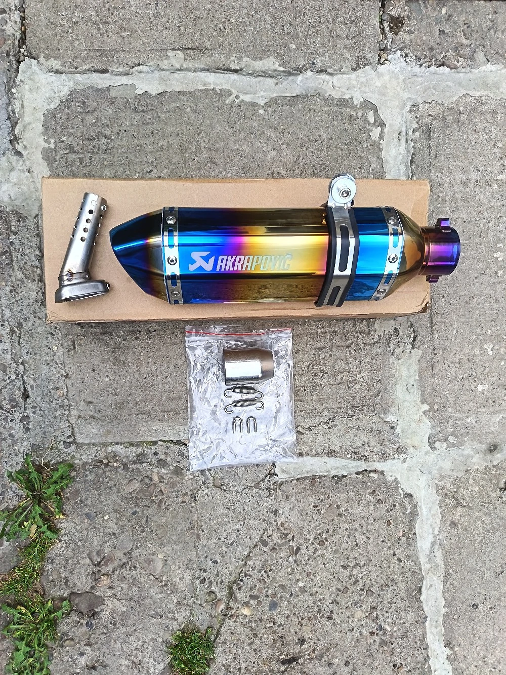 Toba sport AKRAPOVIC moto / honda cbr 600 F / F 2 / F 3 / F 4 / F 4 i