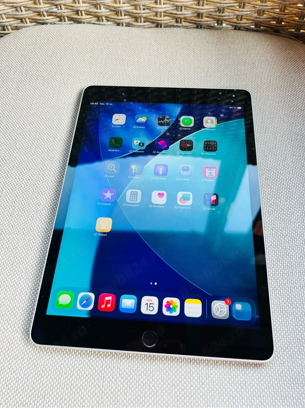 Tableta Apple iPad 9 10.2" Wi-Fi 256GB Silver ca noua !