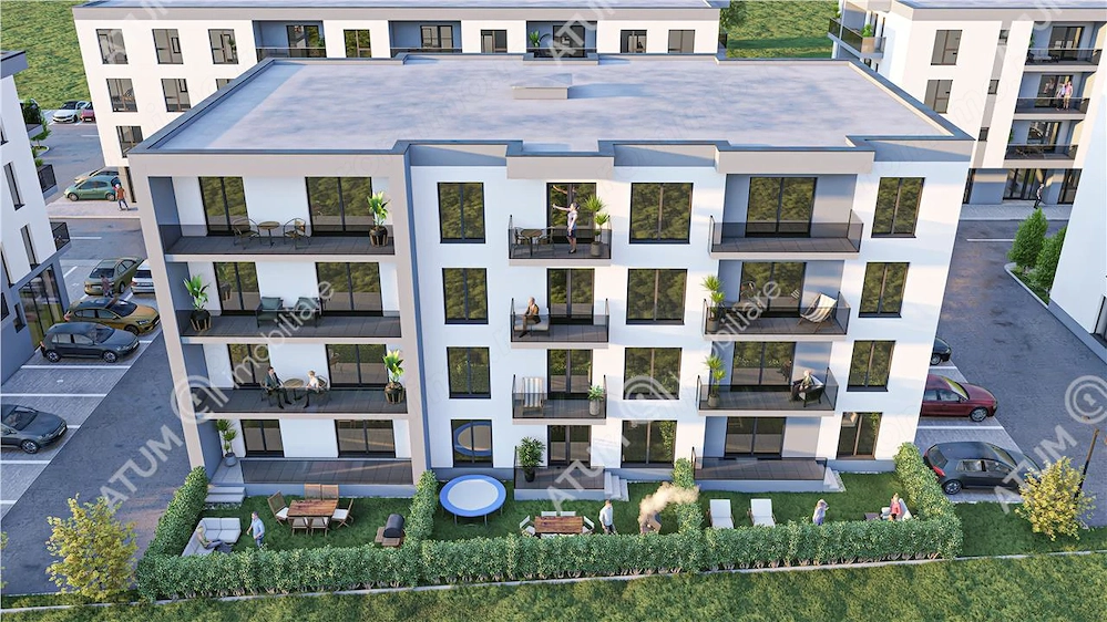 Apartament intabulat cu 3 camere finisat la cheie etaj 2 zona Brana