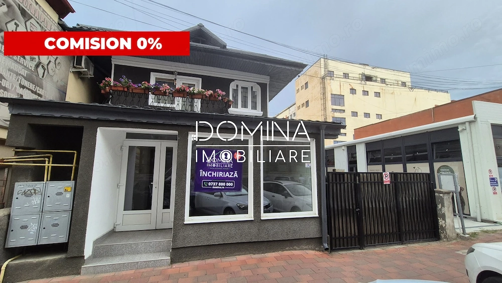 Închiriere spațiu comercial central – strada Siretului, vizavi de Finanțe