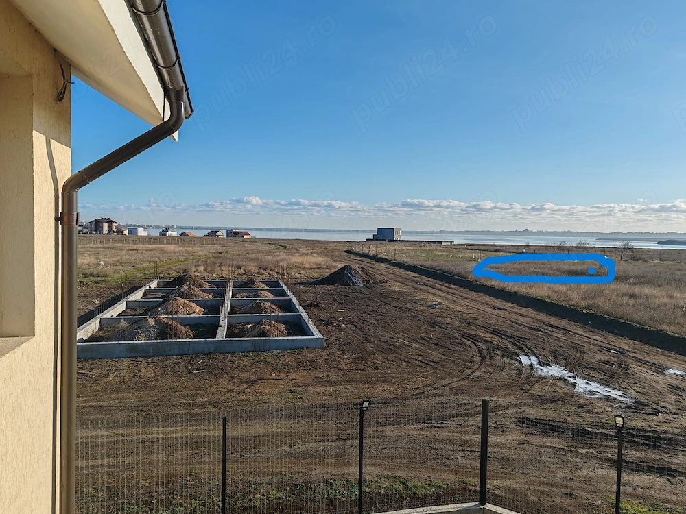 Teren 740 mp cu vedere spectaculoasă la Lacul Techirghiol și Marea Neagră   120   mp