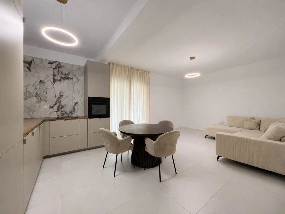 Duplex nou, forma cubica, mobilat - Giarmata 