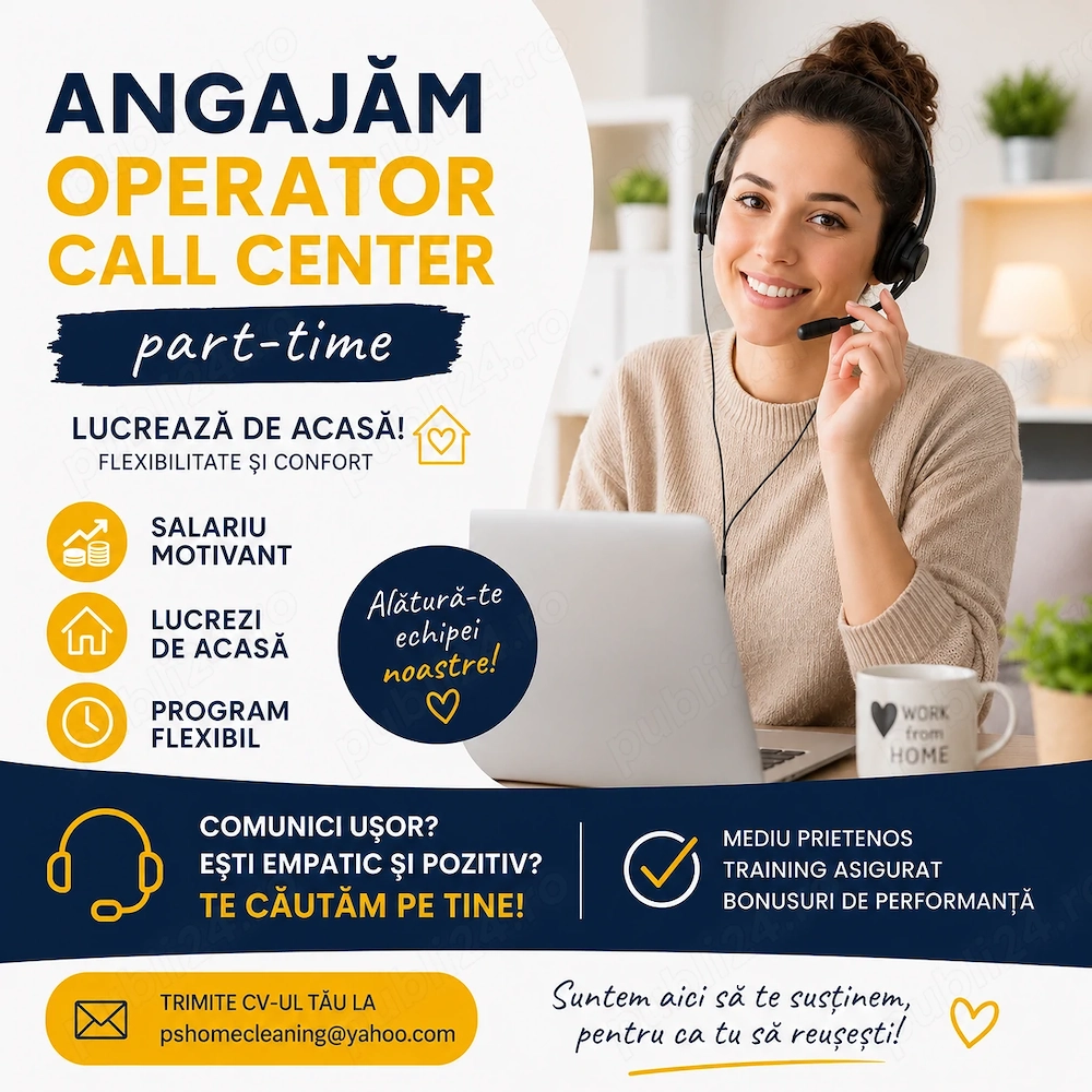 Operator call center part time