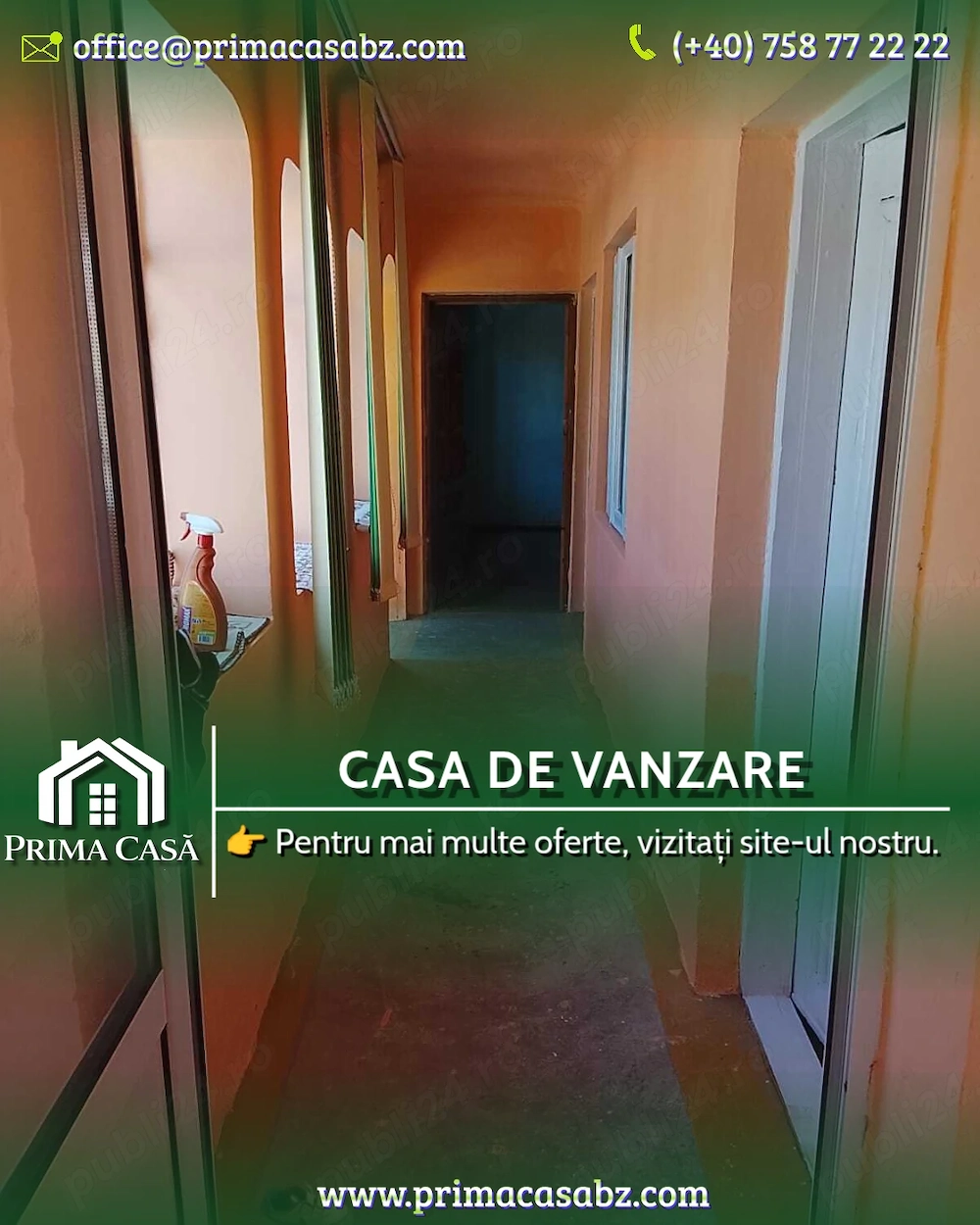 Oportunitate de investitie! Casa in Dealu Viei   Merei BZ   teren 700mp   d=40m   Pret: 32.000  neg.