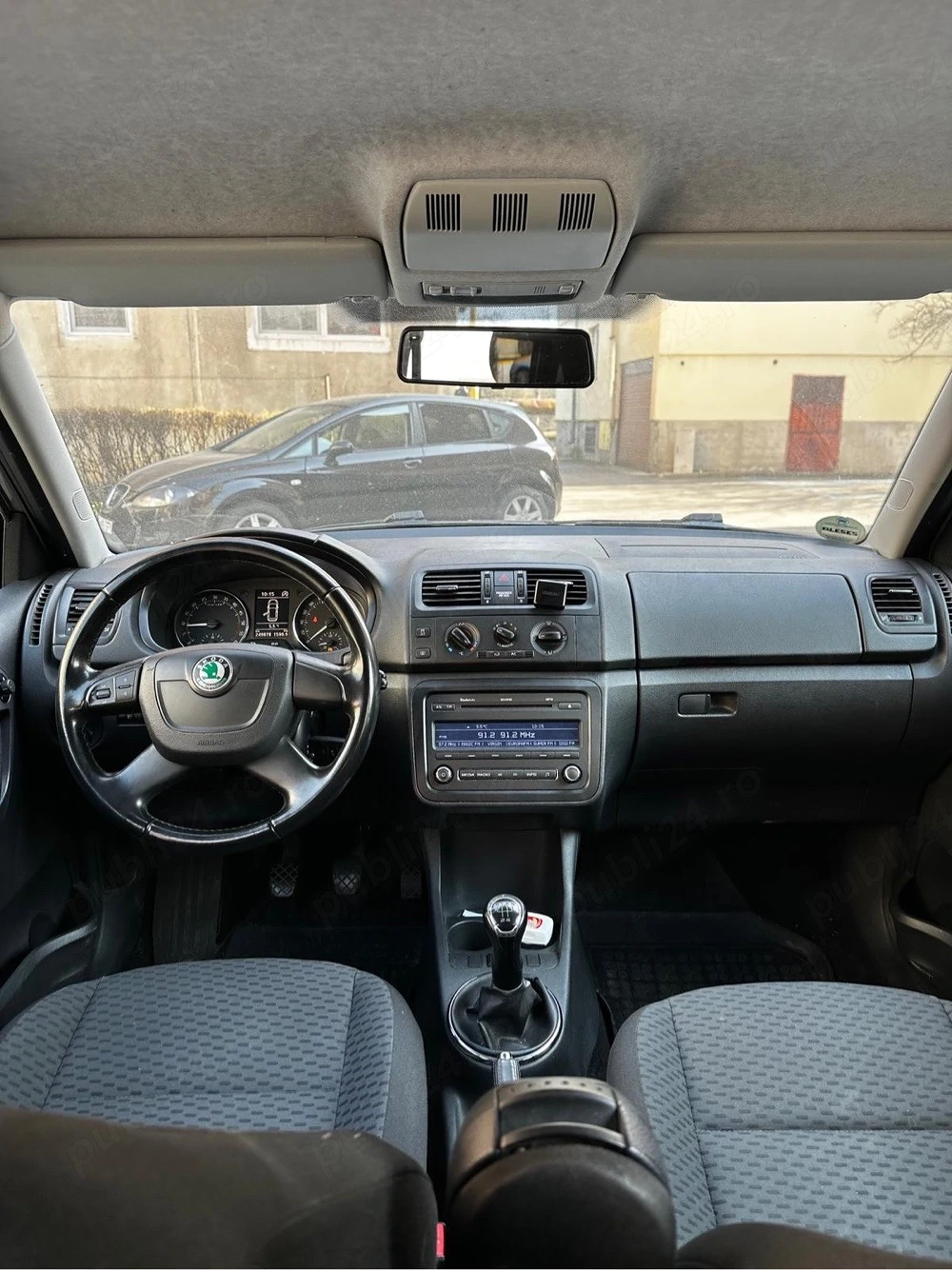 Vand Skoda Fabia green line