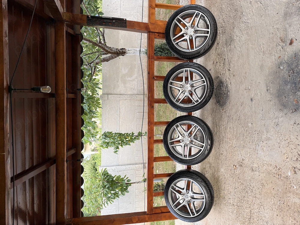 Jante originale Mercedes Benz AMG 19 inch W222 A217 C217 A2224010000 himalaya grey Lucios