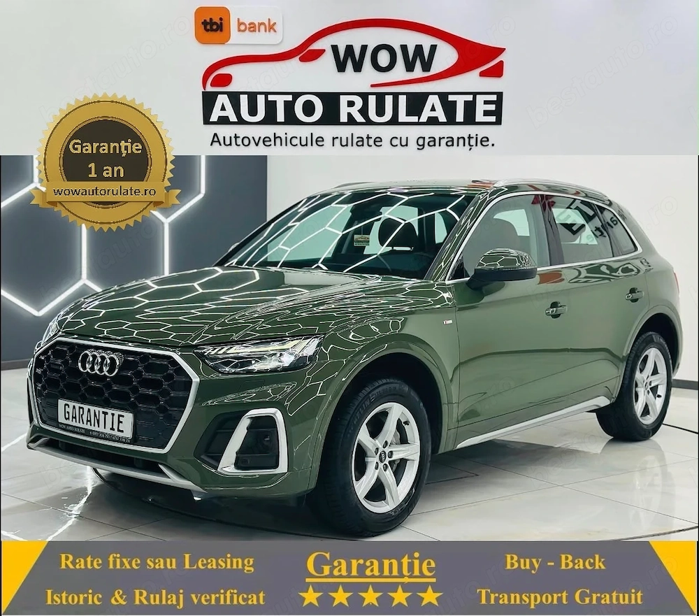 AUDI Q5 2021 2.0D E6 4x4 Garantie 12 Luni Rate Avans 0 Doar Cu Buletinul