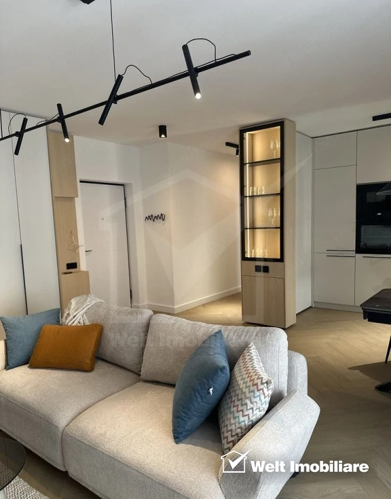 Apartament 2 camere finisaje PREMIUM, mobilat si utilat, parcare subterană !