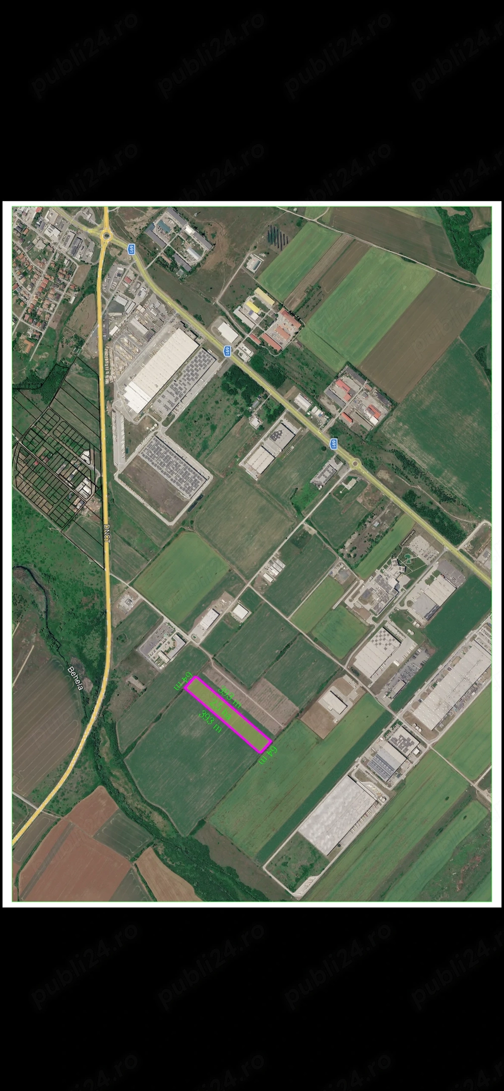 De la proprietar teren industrial zona Giarmata