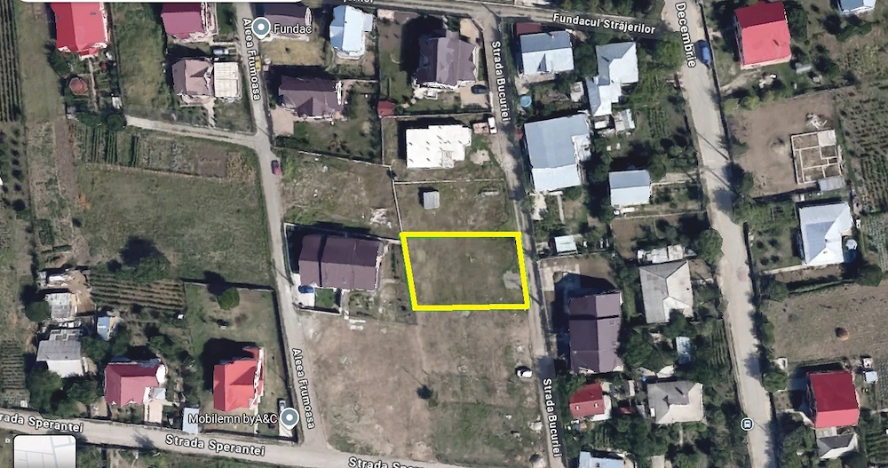 Teren Intravilan Valea Lupului, Str. Bucuriei 500mp