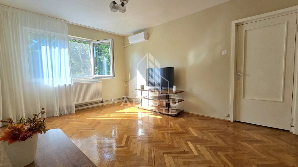 Apartament cu 2 camere, etaj intermediar, centrala proprie, zona Dacia