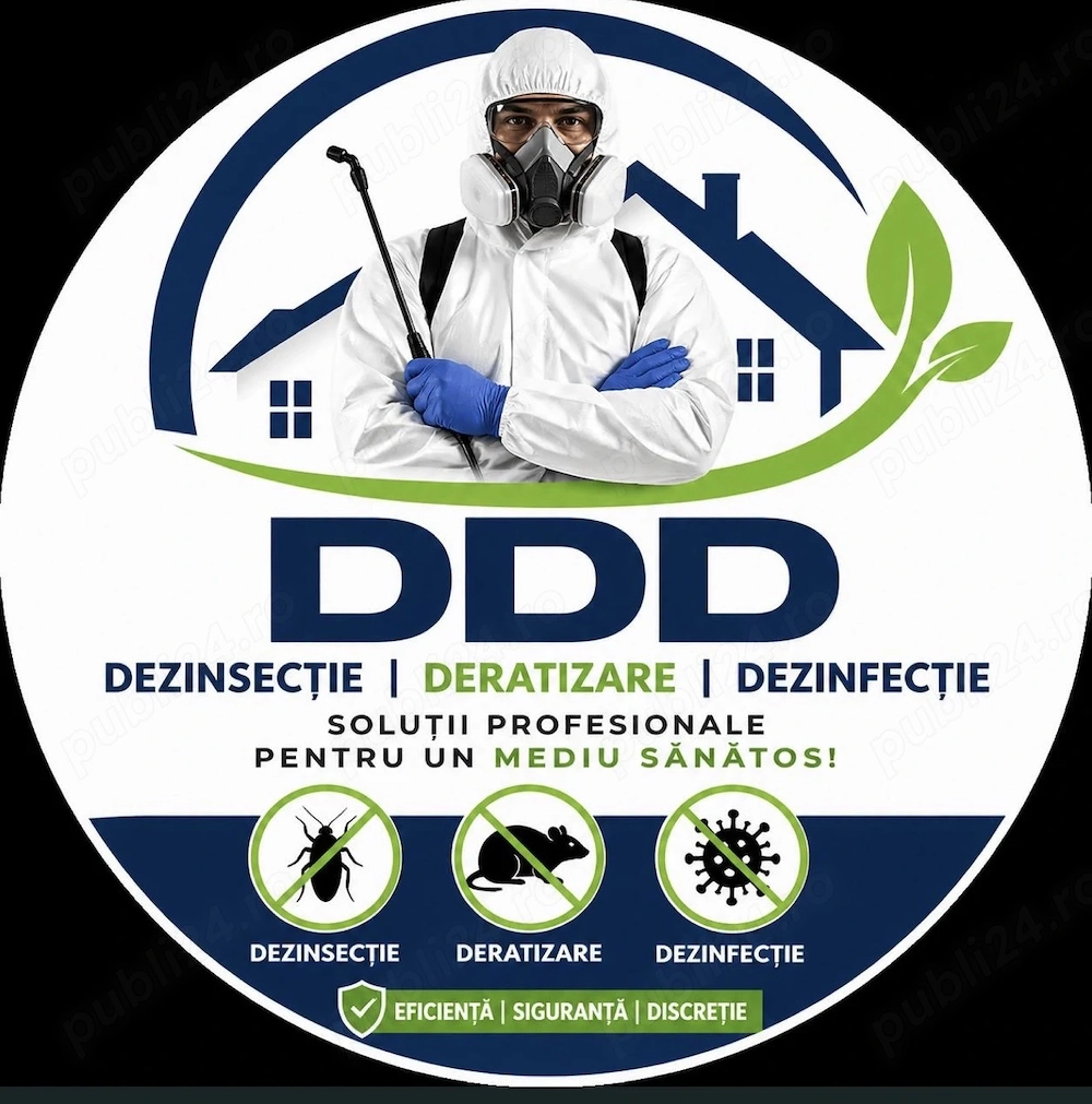 Dezinsecție,deratizare și dezinfecție 