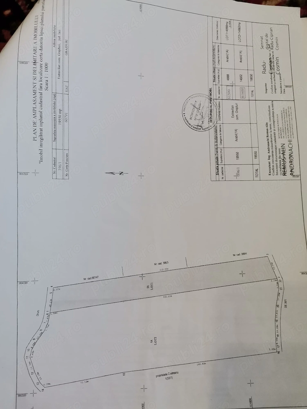 Teren  Bordea Grajduri Iasi