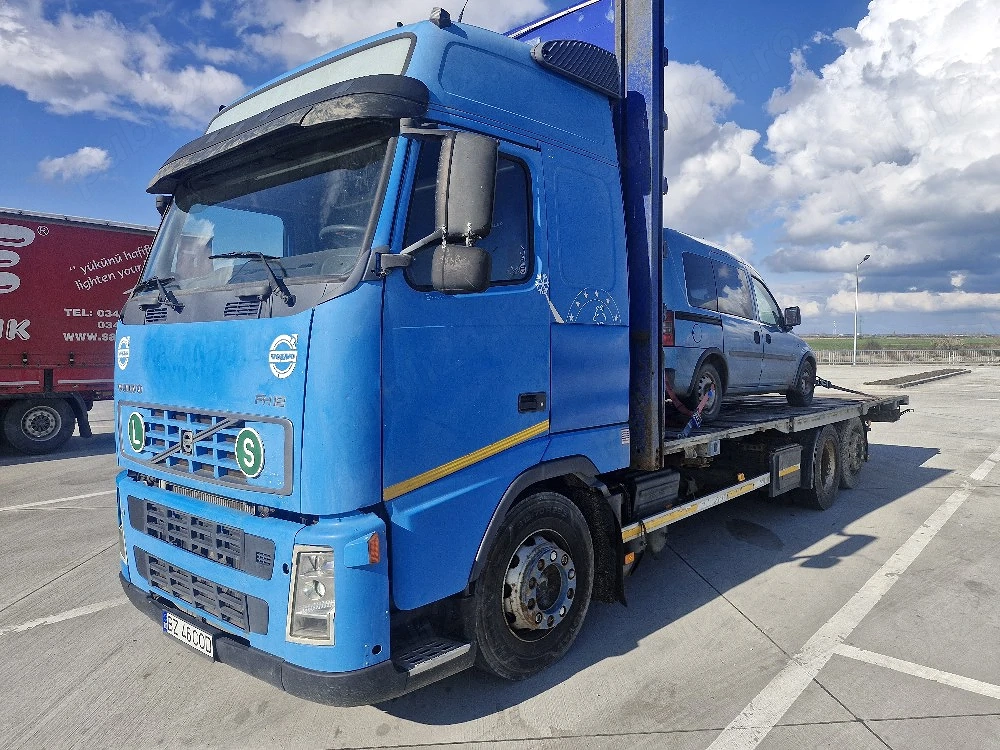 vand Volvo FH 12 BDF platforma utilaje