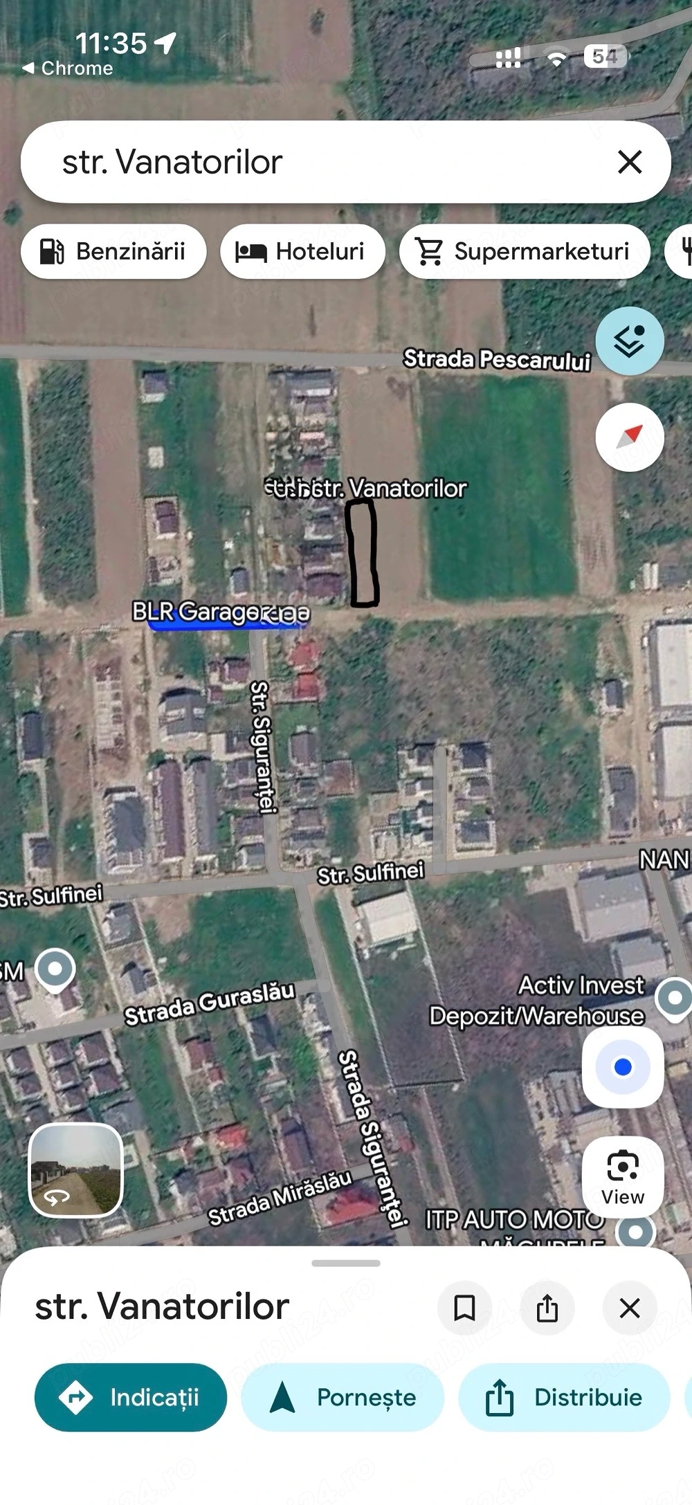  Vând teren intravilan 621 mp   ideal pentru casă   Măgurele, Str. Vânătorilor