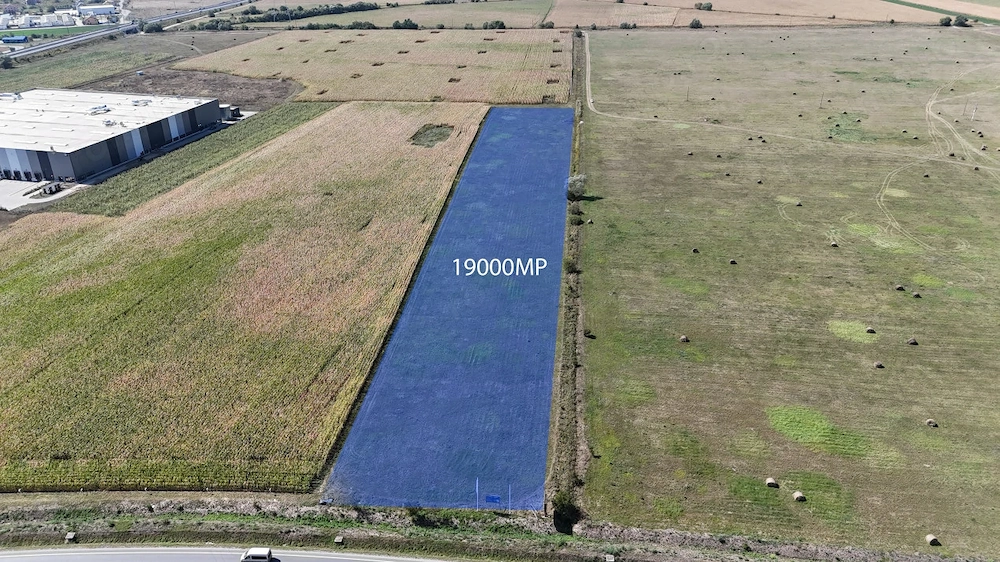Teren industrial cu PUZ 18500mp cu acces la autostrada