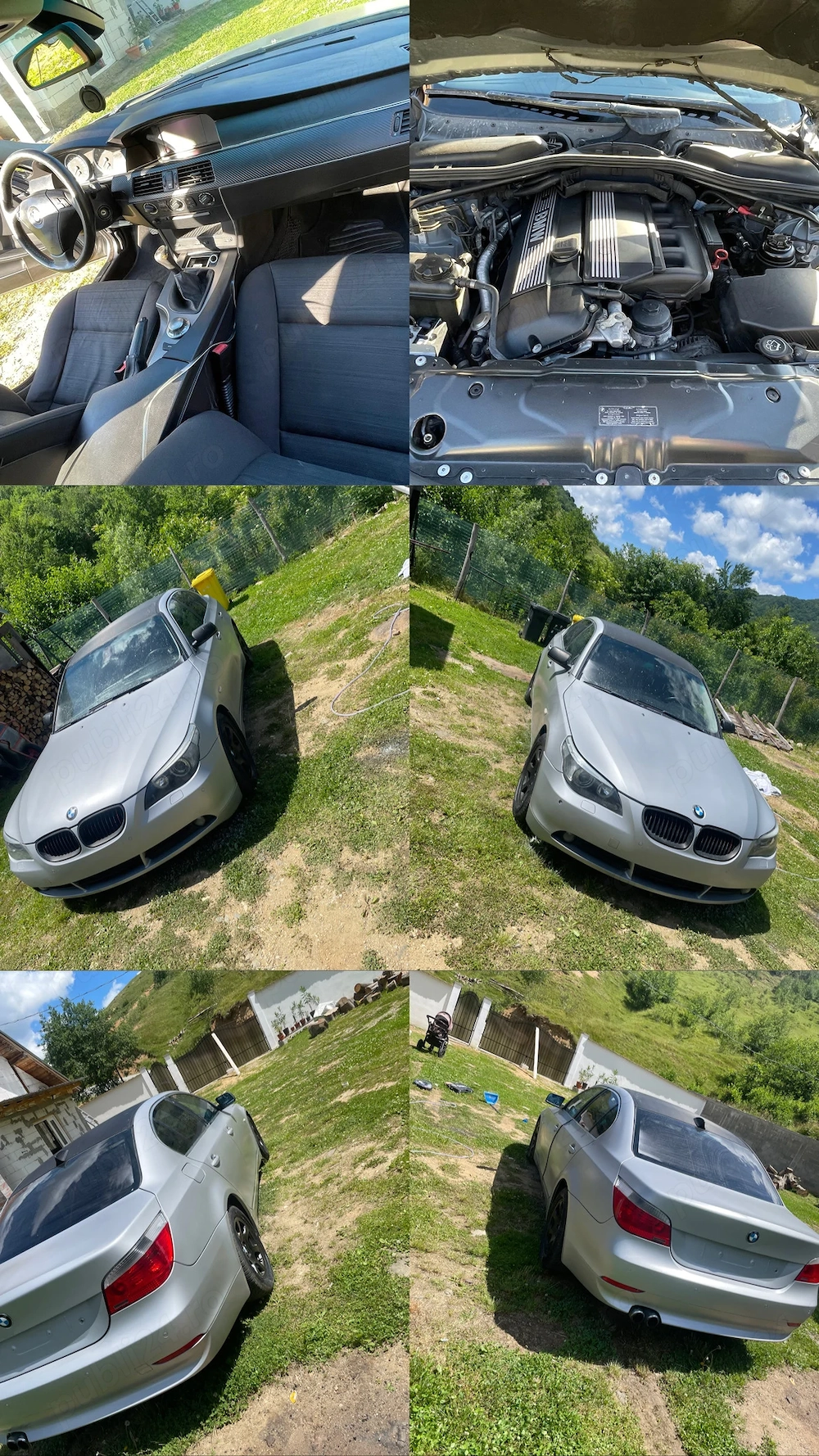 Văd BMW e 60 2.2 benzină mașina are acte de Germania 