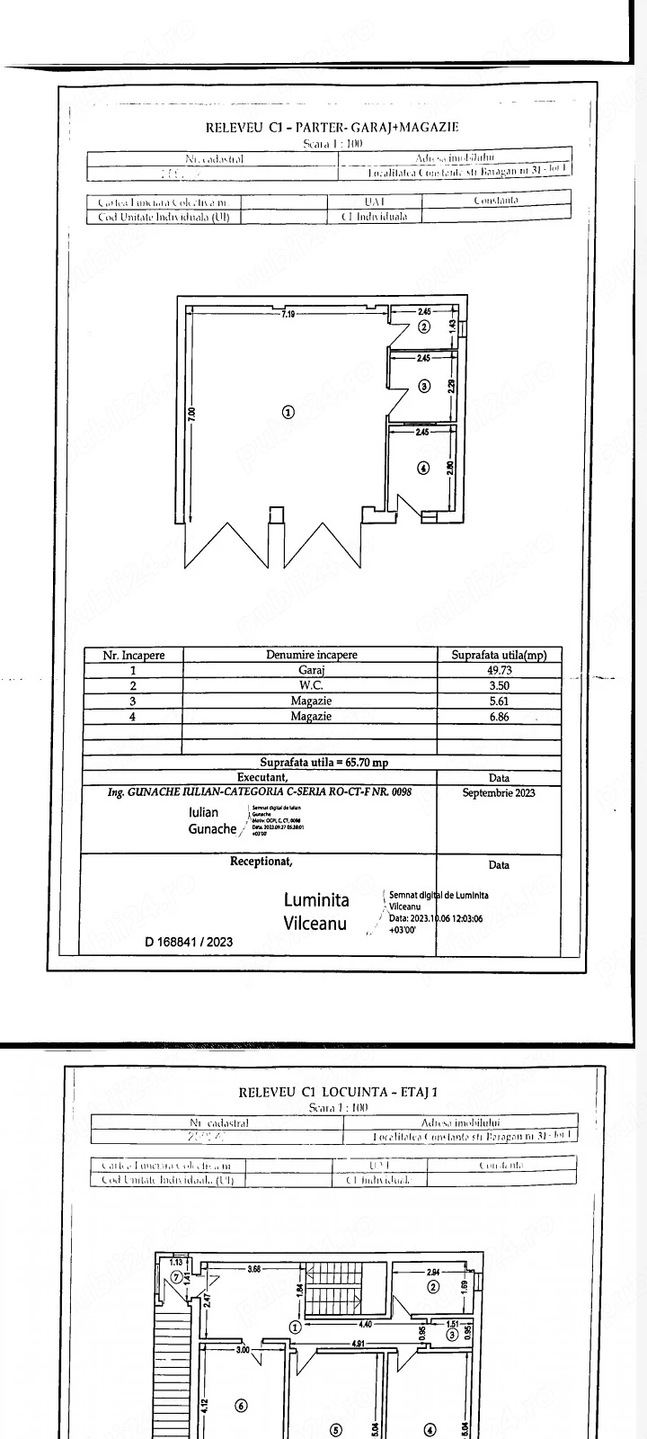 casa p+2,teren