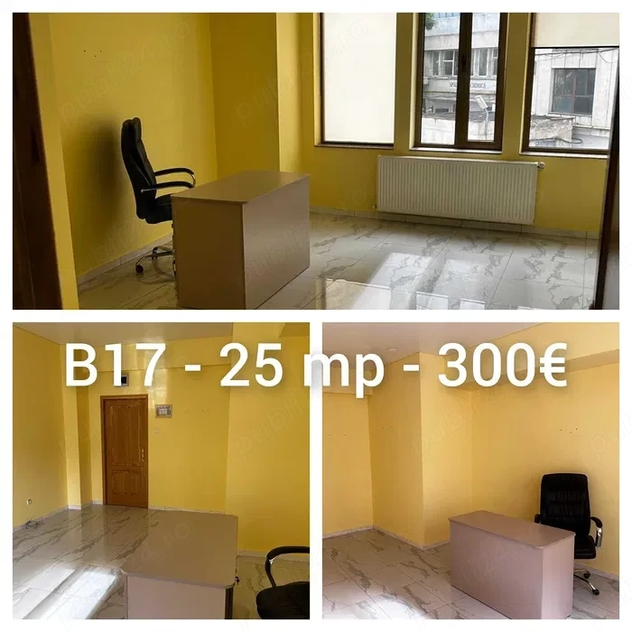 Spatii si birouri de inchiriat Braila 25 -100 mp