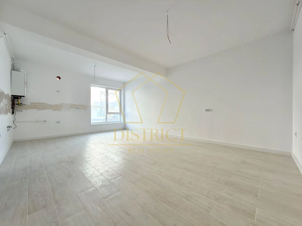 Apartament cu 2 camere, 54 mp utili la parter finalizat la asfalt in Giroc.