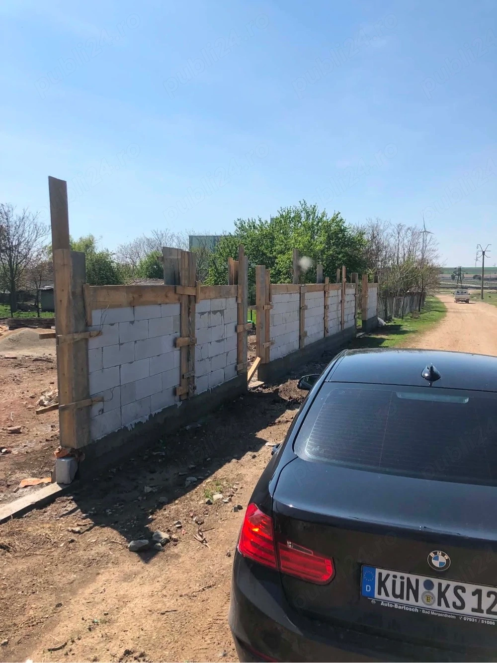 teren 718mp si constructie ridicata la centura