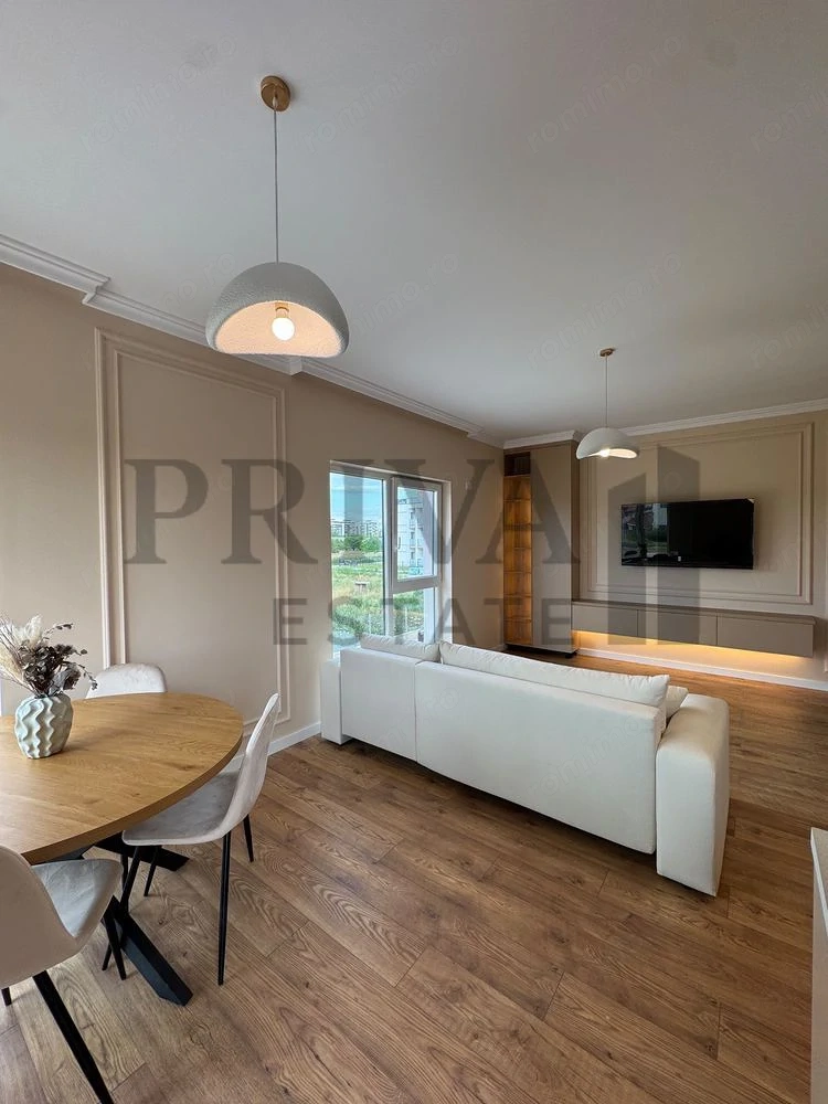 Apartament modern 2 camere, 51 mp, etaj 1, Torontalului