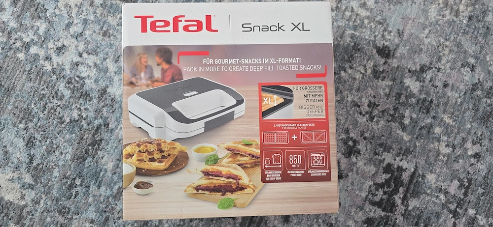Vand Sandwich maker TEFAL Snack XL
