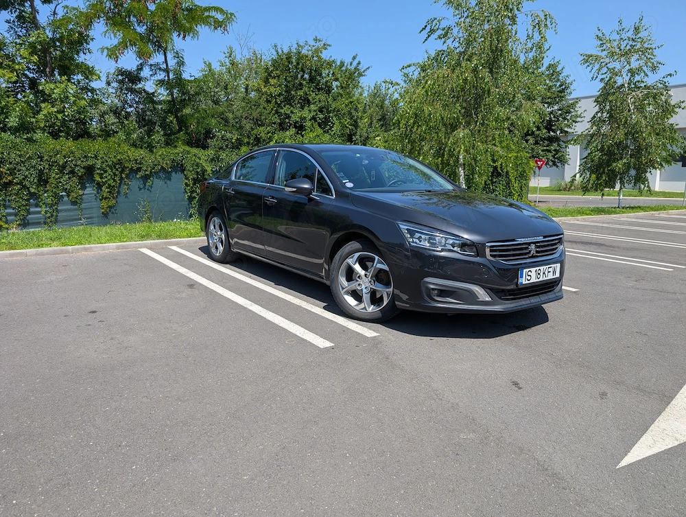 Peugeot 508 sedan, 2016, 1.6 THP (165 CP), automata, piele maro