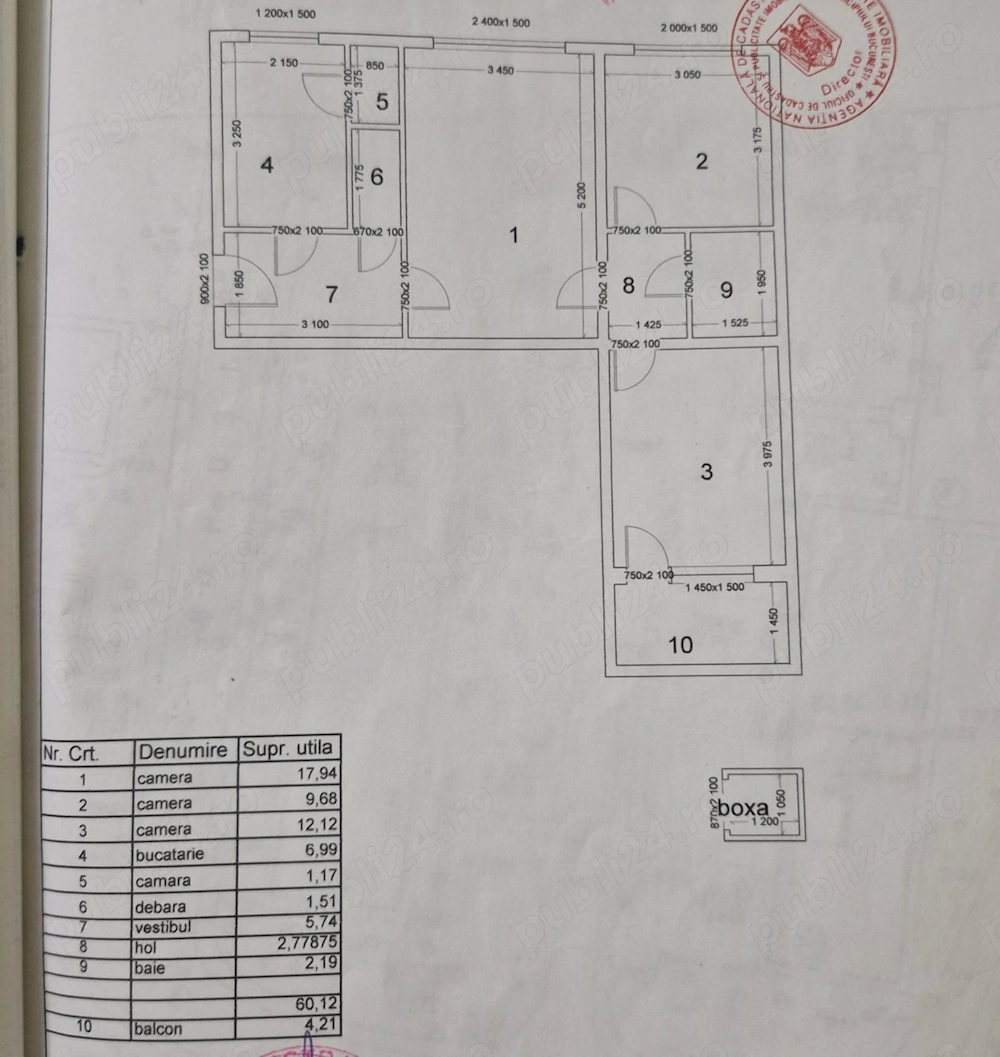 Apartament 3 camere Titan 